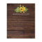Budget Rustic Sunflowers Wood Wedding Invitations