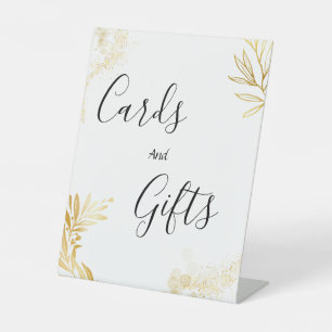 Budget rústico Ducha dorada Bridgerton, gold Pedestal Sign