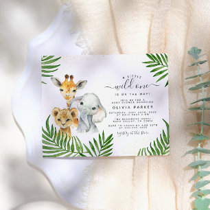 Budget Safari Animals Gender Neutral Baby Shower