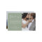 Budget Sage Green Wedding Thank You Photo