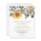 BUDGET Sanflowers & Lavander Save The Date