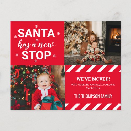 BUDGET Santa has new Stop Weve Moved Photo Moving