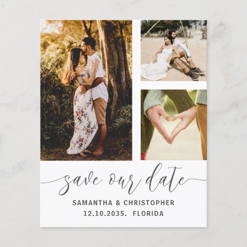 Budget Save Our Date Black  White 3 Photo 