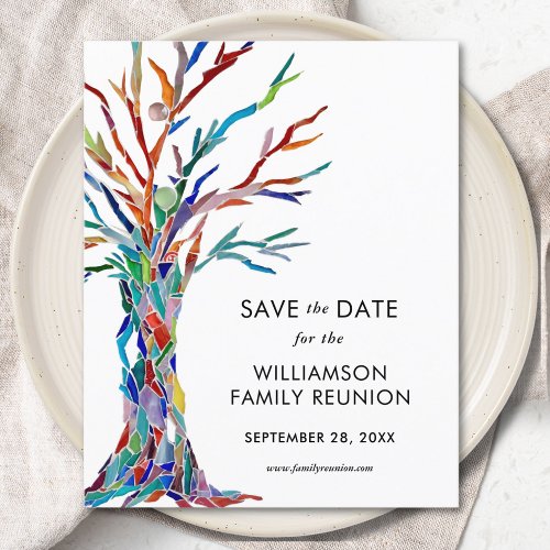 Budget Save The Date Family Tree Family Reunion