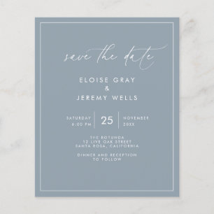 Budget Save the Date Flyer