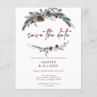 BUDGET Save The Date Invitation Flyer