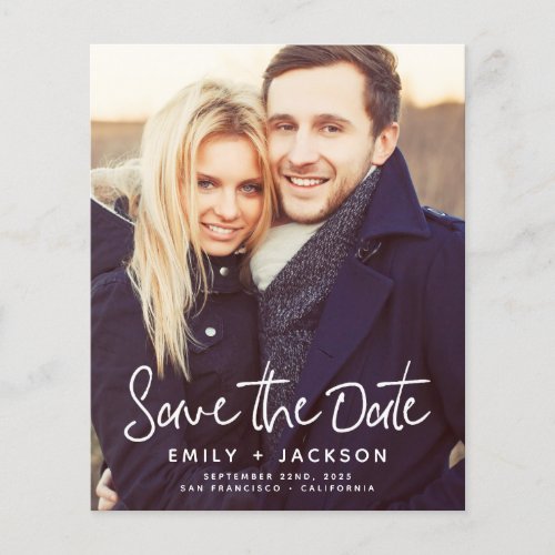 Budget Save the Date Photo Invitations Flyer