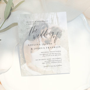 Budget Script Calligraphy Engagement Photo Wedding