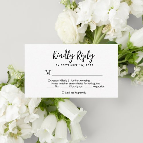 BUDGET Script Heart Monogram Menu Choice Wedding