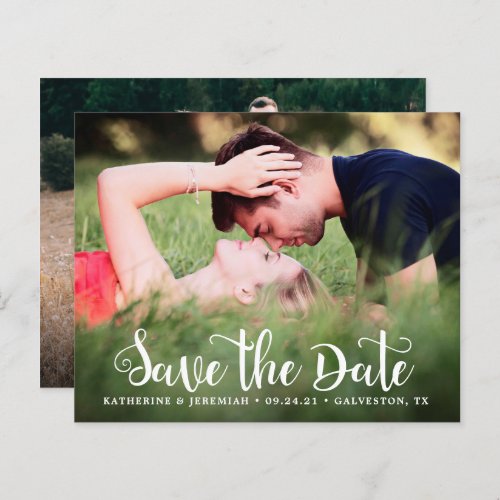 BUDGET Script Save the Date Photo Engagement