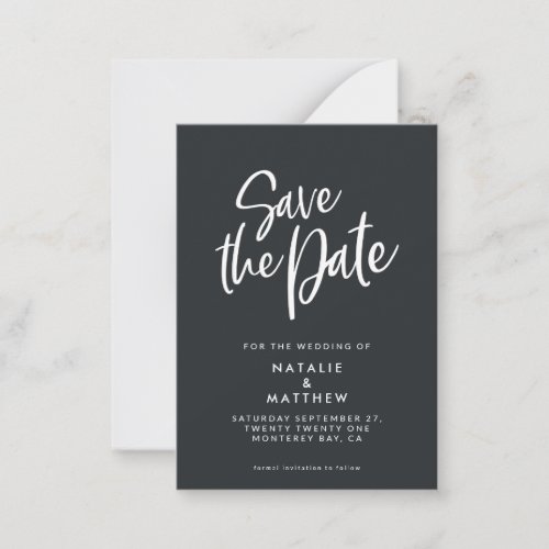 budget script save the date wedding announcement