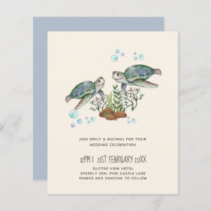 BUDGET  Sea Turtles Beach Wedding