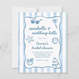 Budget Seashells and Wedding Bells Bridal Shower