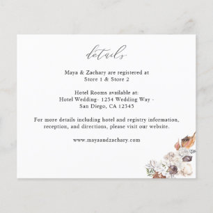 Budget Seashells & White Floral Details Flyer