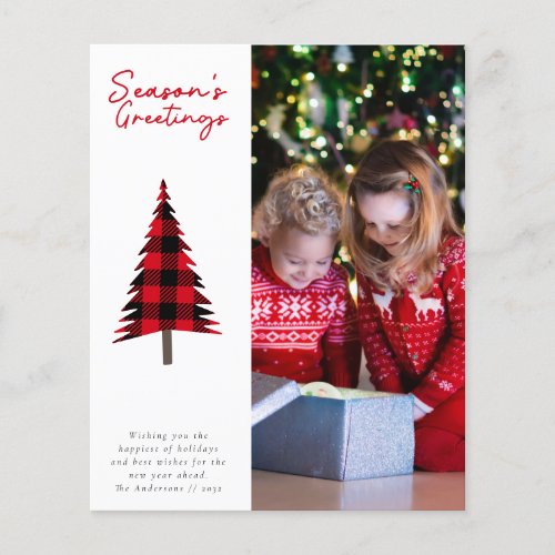 Budget Seasons Greetings Photo Holiday Card