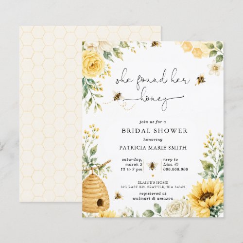 Budget She Found Her Honey Bee Bridal Shower