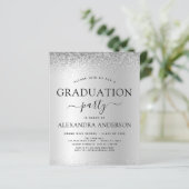 Budget Silver Black 2023 Graduation Party Glitter (Standing Front)