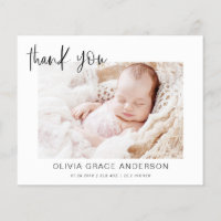Budget Simple Baby Thank You Photo Collage