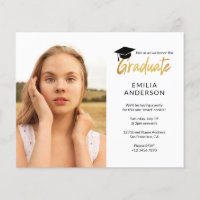 BUDGET Simple Modern Graduation Party