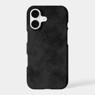 Budget Simple Mottled Black iPhone 17 Case