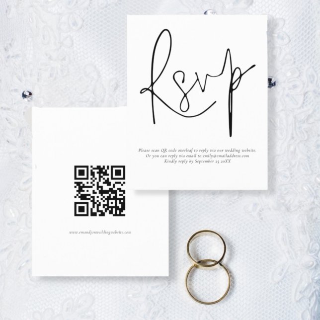 Budget Simple QR Code Script Wedding RSVP (Creator Uploaded)