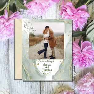 budget simple stylish save the date invitations flyer
