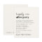 Budget Simple Wedding Reception Cream Invitation