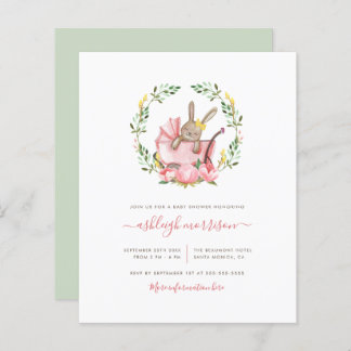 Budget Sleeping Bunny In Buggy Baby Girl Shower