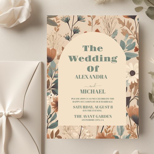 Budget Soft muted earth tones Wildflowers Wedding