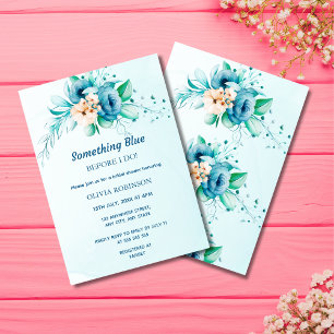 Budget Something Blue Bridal Shower Invitation