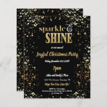 Budget Sparkle Shine Gold Black Christmas Party