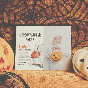 Budget Spooktacular Halloween Ghost Photo Birthday