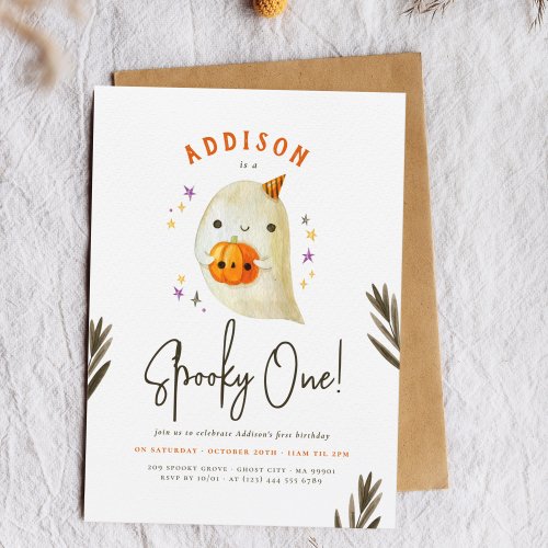 Budget Spooky One Halloween Cute Birthday Party