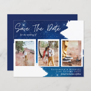 BUDGET Starry Night Engagement Photo SAVE DATE