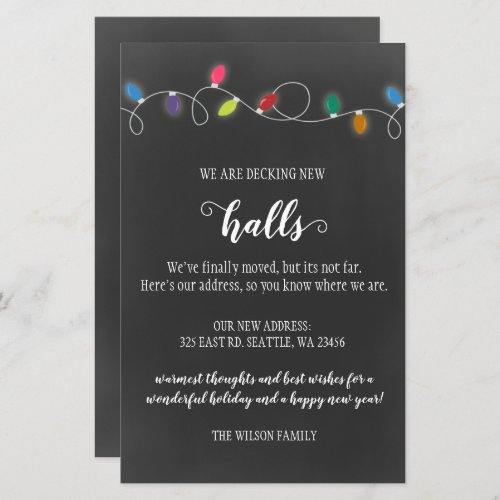 Budget String Lights Decking New Halls Moving Card