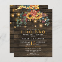 Budget String Lights Rehearsal Dinner Invitation