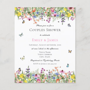 Budget Summer Floral Couples Shower