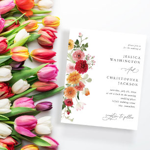 Budget Summer Multi Color Floral Wedding