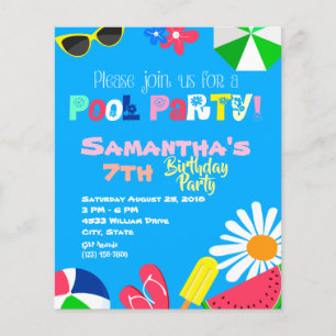 Budget Summer Pool Party Birthday Beach Ball
