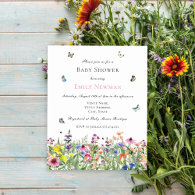 Budget Summer Wildflower Baby Shower