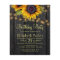 BUDGET sunflowers rustic wood birthday party