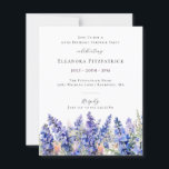 BUDGET SURPRISE 60th Birthday July Birth Flower<br><div class="desc">Create a beautiful summer birthday theme for your July celebration around July's Birth Flower - Blue Larkspur. Larkspur is also known as Delphinium.</div>