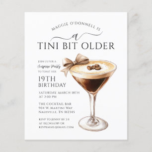 BUDGET SURPRISE PARTY Tini Bit Older Martini 19th