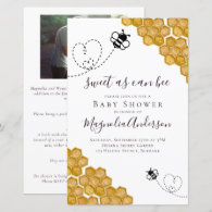 Budget Sweet as Can Bee Baby Shower Invitation
