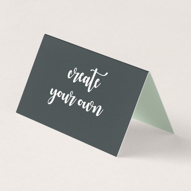 Budget Template Fab Cool Business Card (Front)