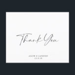 BUDGET Thank You Card Flyer<br><div class="desc">Please contact me if you need help with this design.

Budget Paper is thin! ***Upgrade for a thicker paper. Envelopes are not included with this design. Must purchase separately.*** For card stock,  or thicker cards,  check out the link below,  message me,  or transfer your design.</div>