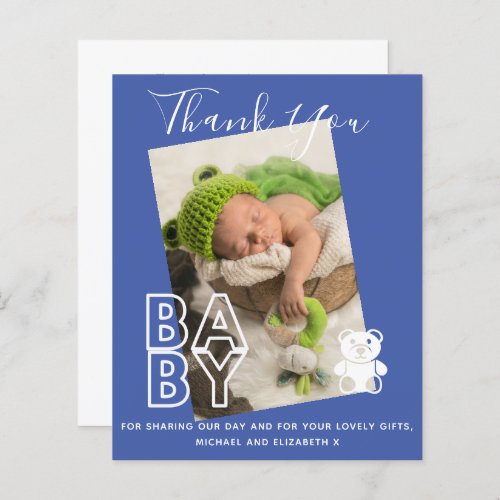 BUDGET THANK YOU Cards New Baby Announcement