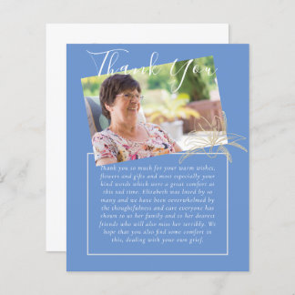 BUDGET Thank You Funeral Memorial Obituary PHOTO