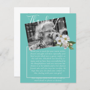 BUDGET Thank You Funeral Memorial Obituary PHOTO