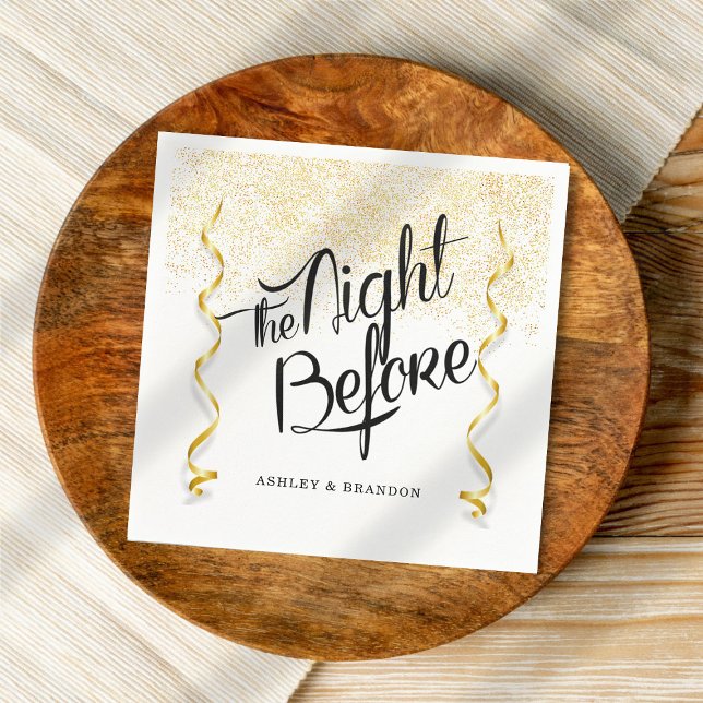 Budget The Night Before Rehearsal Napkins (Creator Uploaded)